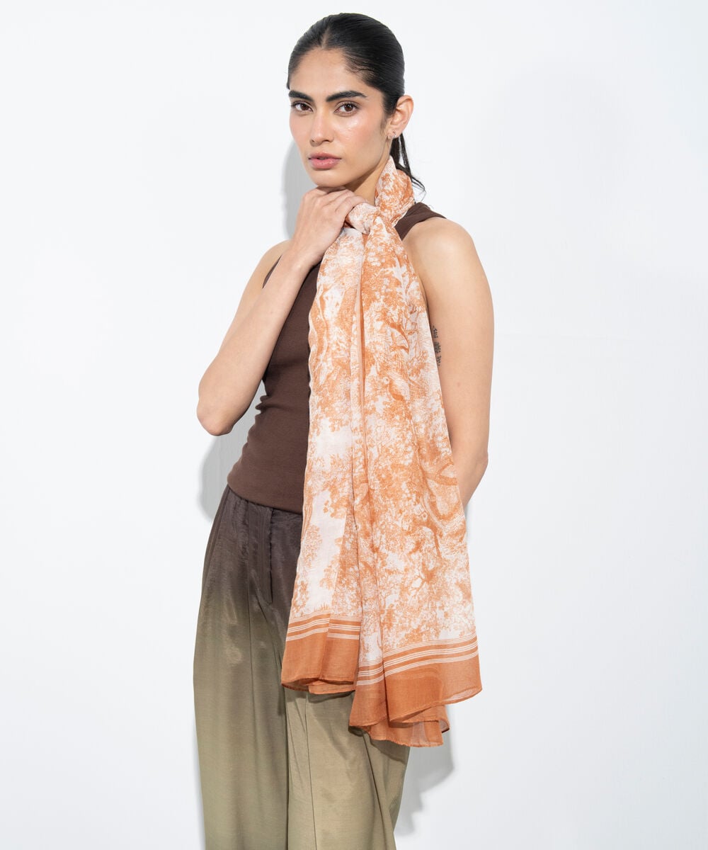 Printed Rectangular Scarf
