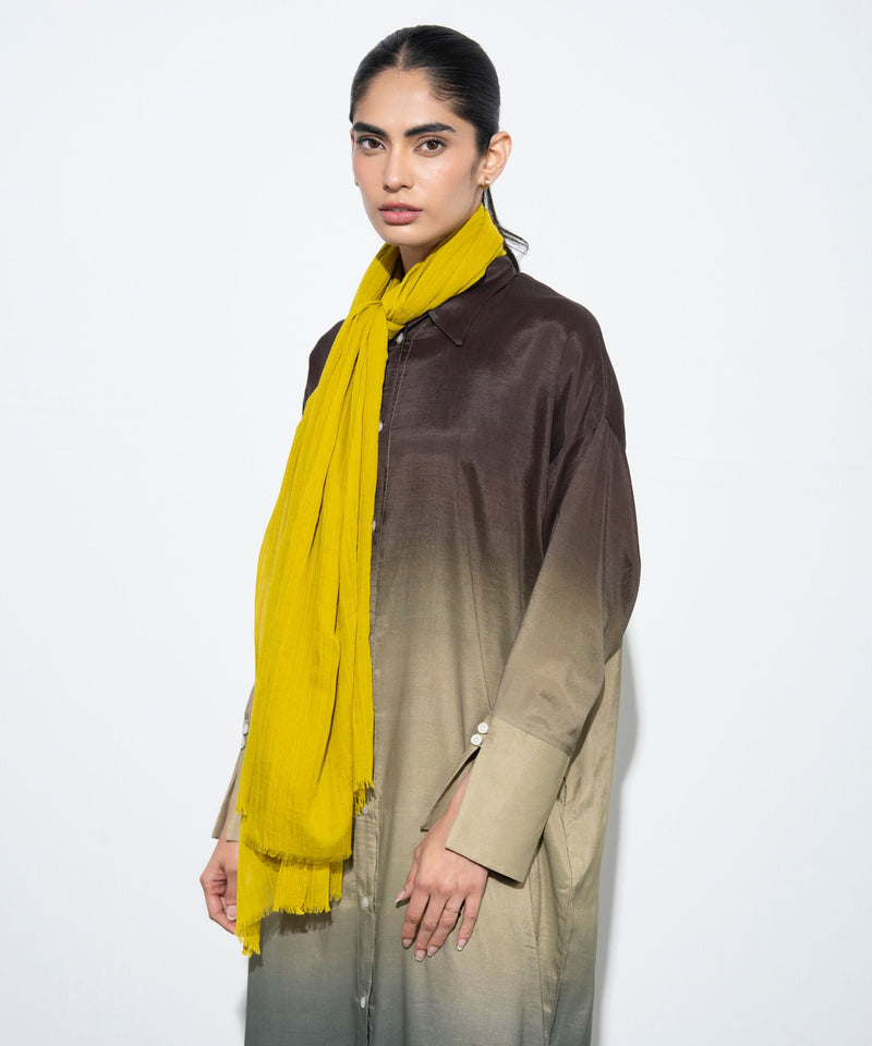 Mustard Scarf WSCF26V10014 Sapphire PK