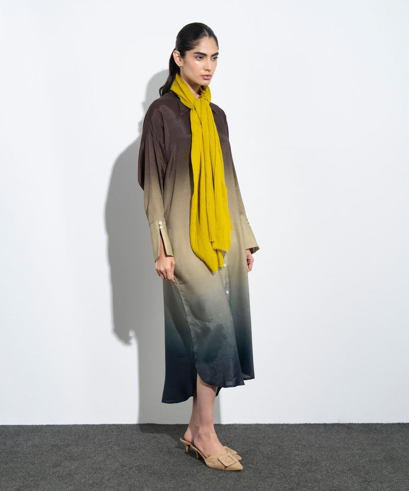 Mustard Scarf WSCF26V10014 Sapphire PK
