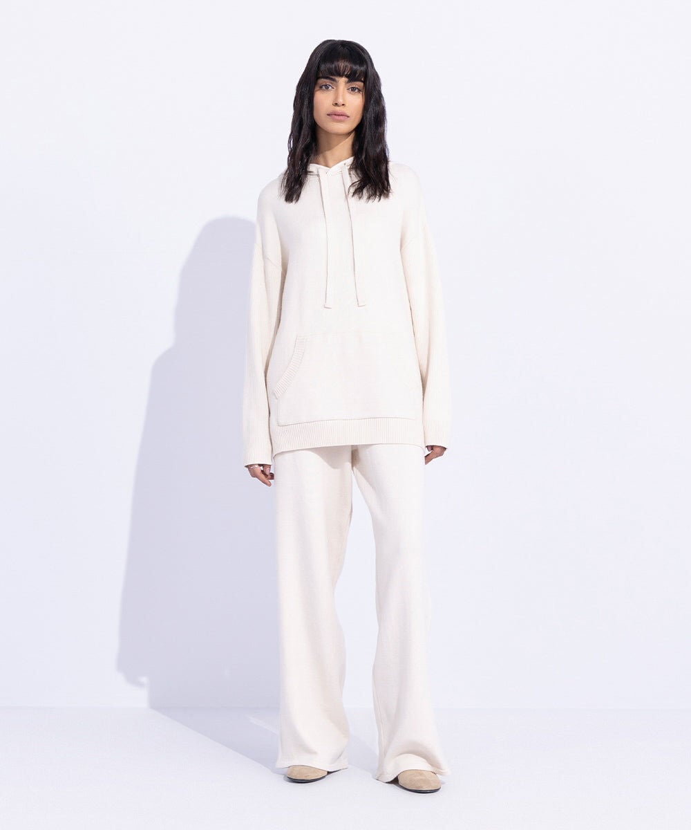Sweater Knit Hoodie