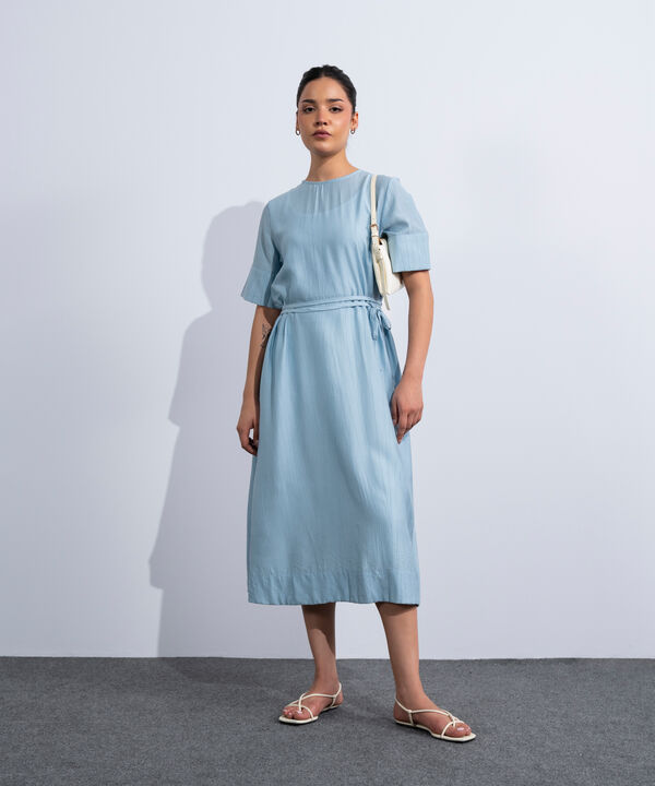 Textured Maxi Dress