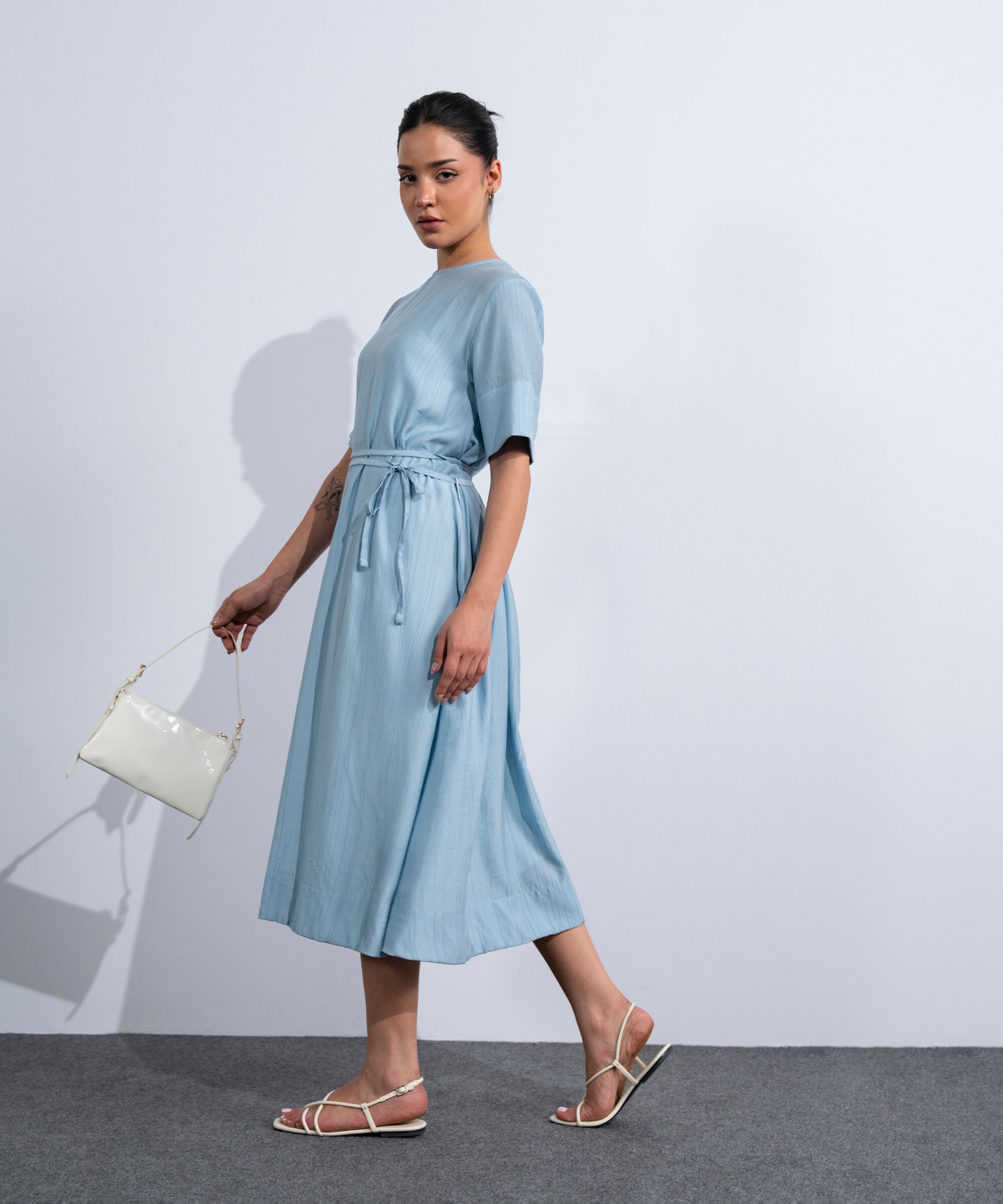 Textured Maxi Dress