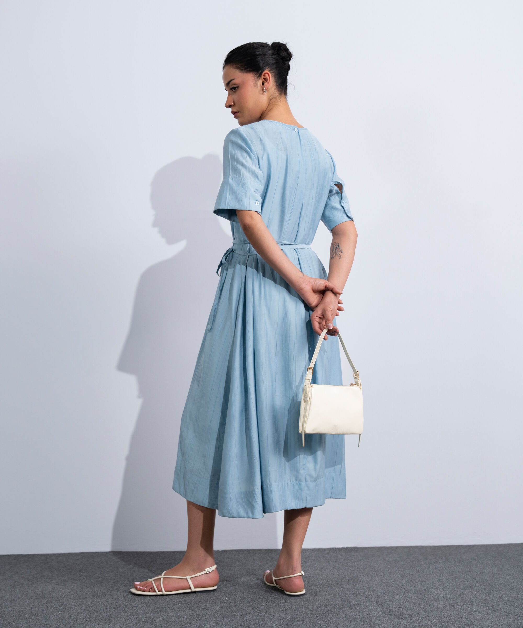 Textured Maxi Dress