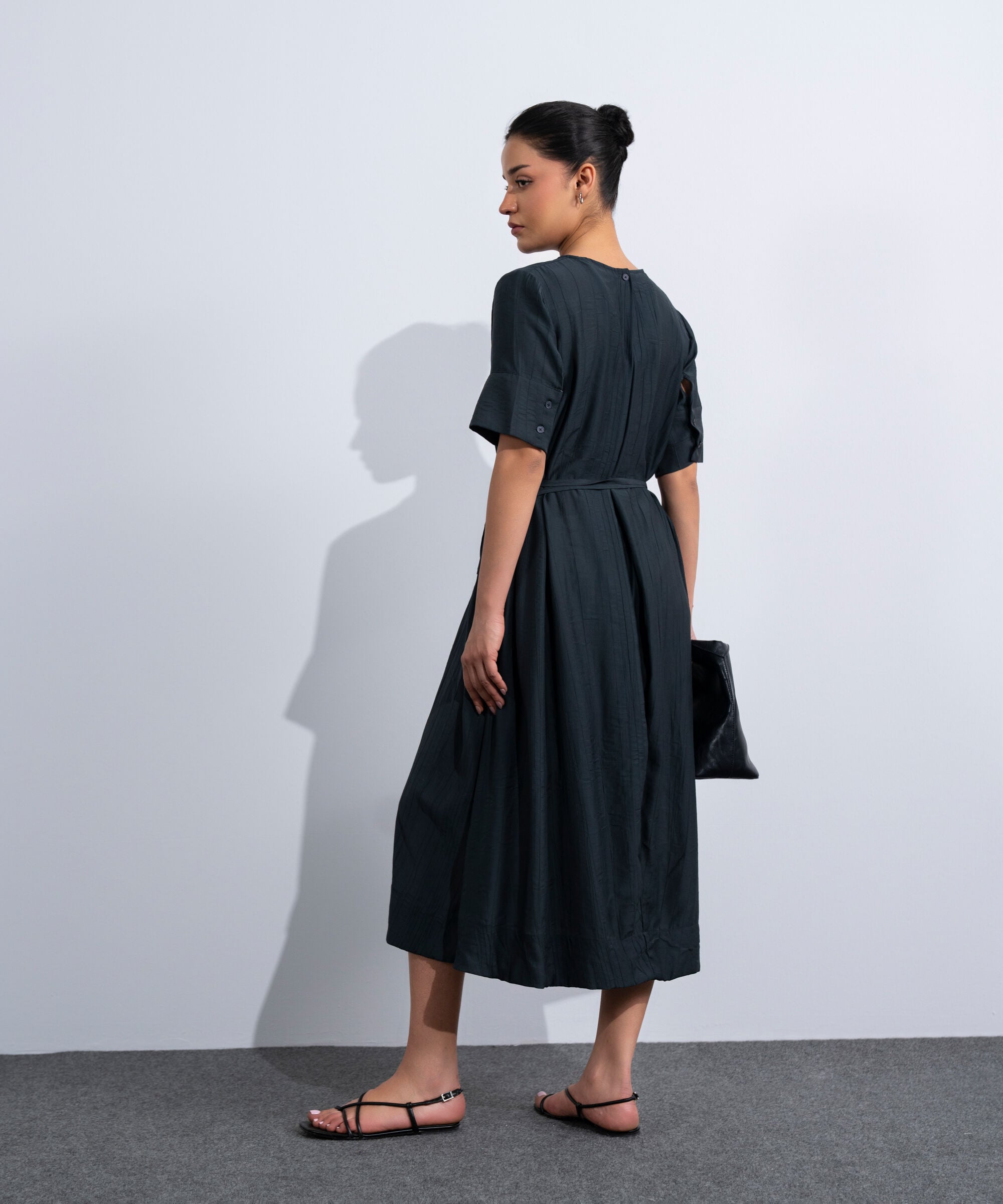Textured Maxi Dress