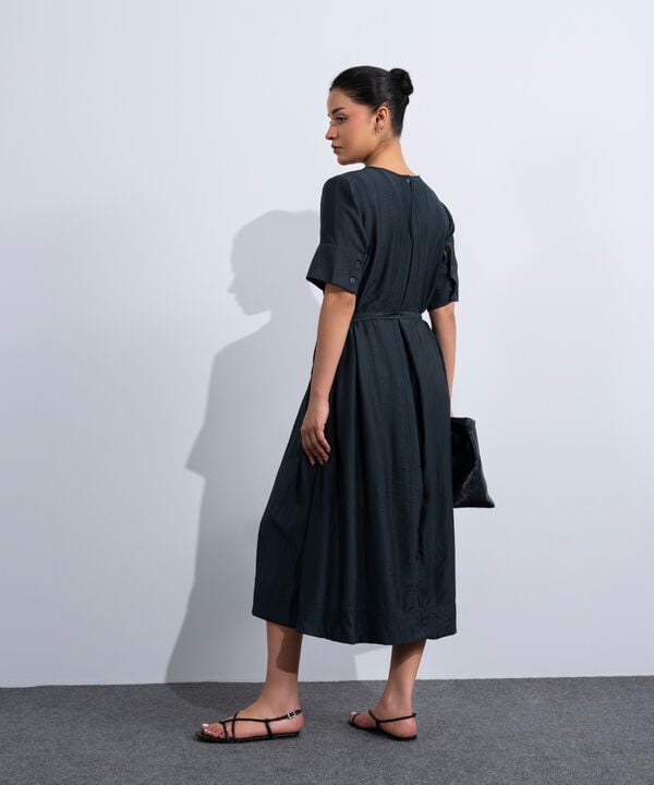 Textured Maxi Dress