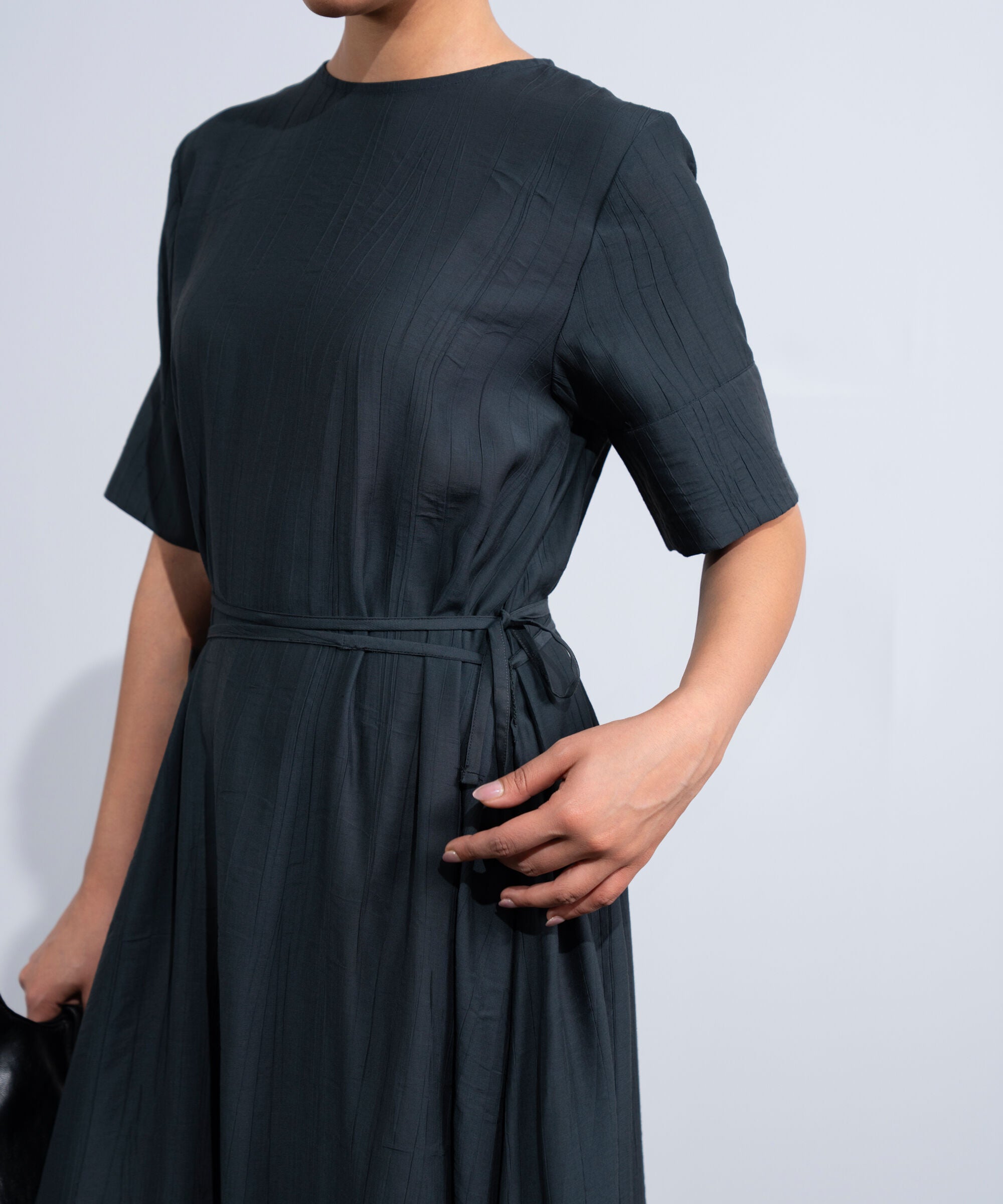 Textured Maxi Dress