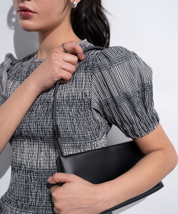 Smocked Seersucker Gingham Dress