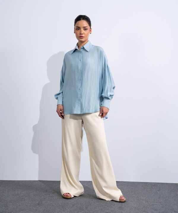 Oversized Textured Shirt