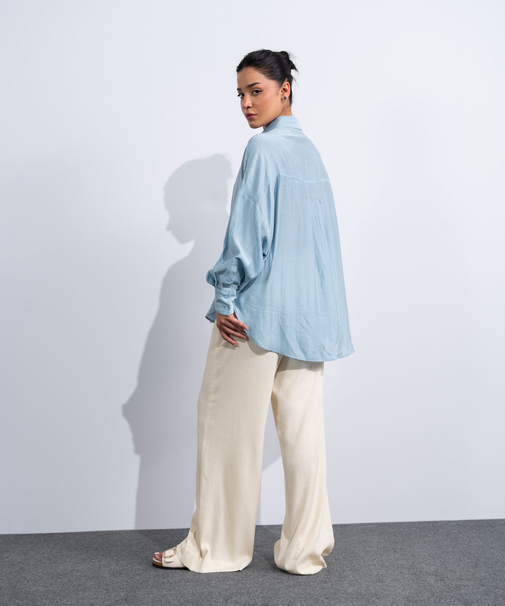 Oversized Textured Shirt