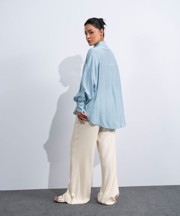 Oversized Textured Shirt