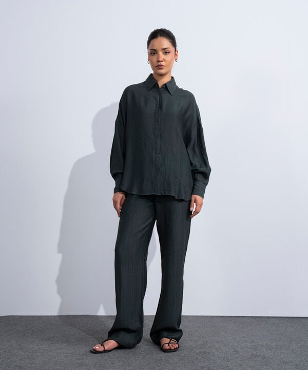 Oversized Textured Shirt