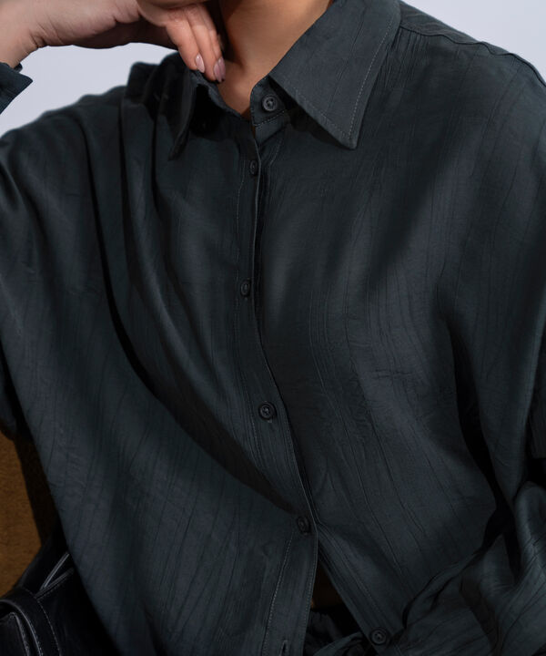 Oversized Textured Shirt