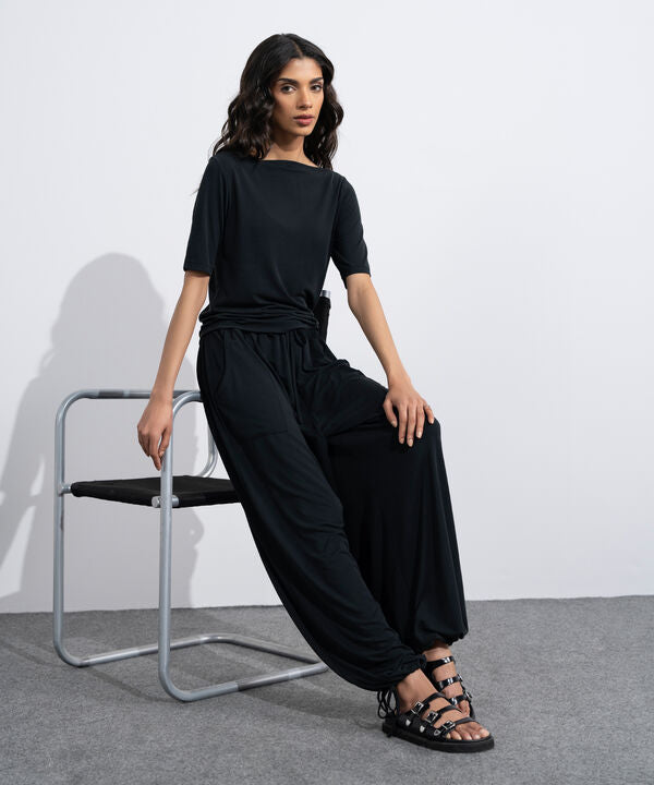 Soft Slash Neck Top