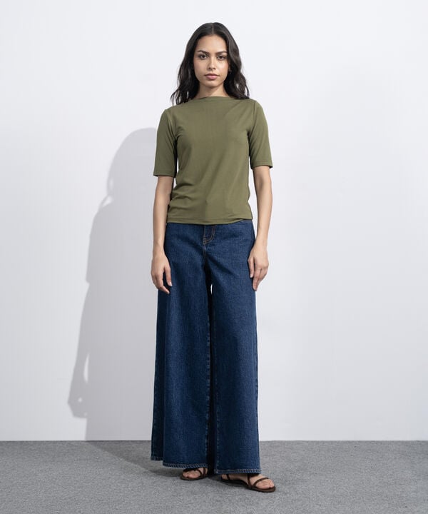 Soft Slash Neck Top