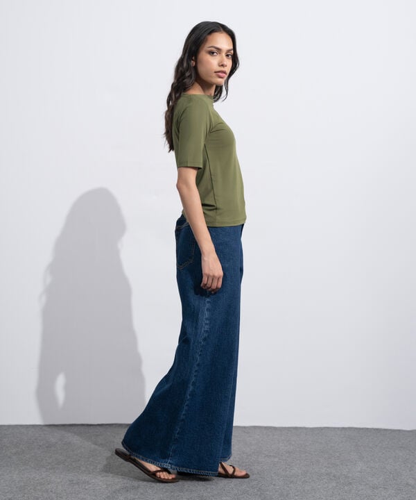 Soft Slash Neck Top