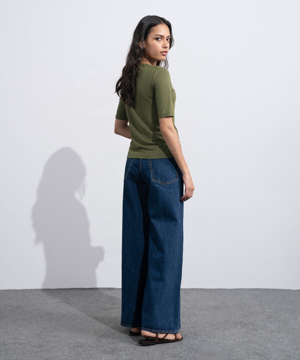 Soft Slash Neck Top