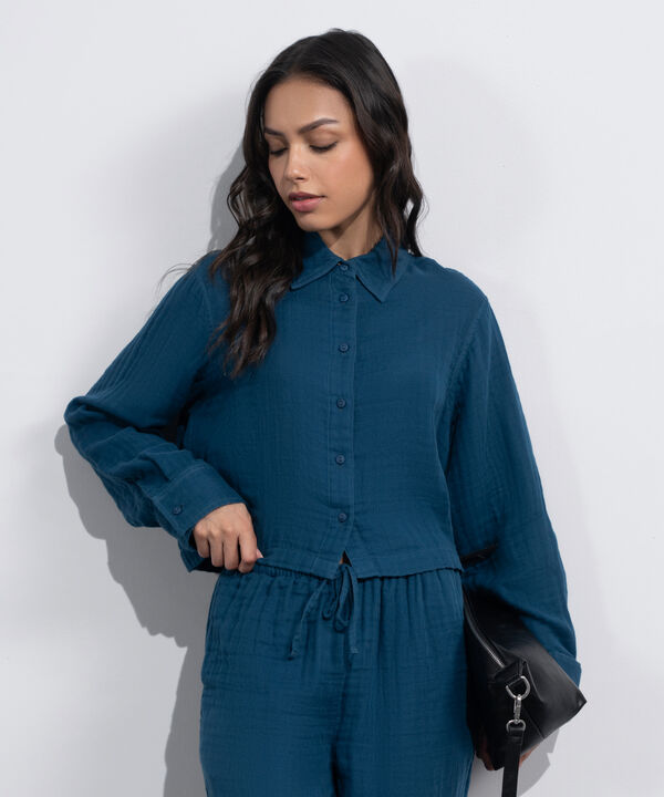 Cotton Muslin Shirt