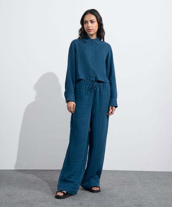 Cotton Muslin Shirt