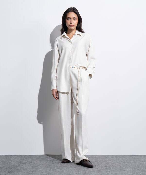 Loose Fit Button Through Shirt