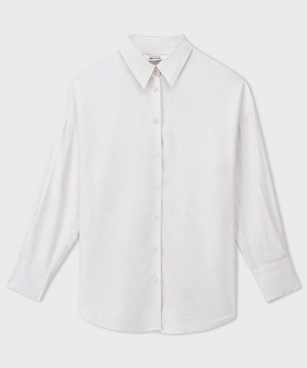 Loose Fit Button Through Shirt