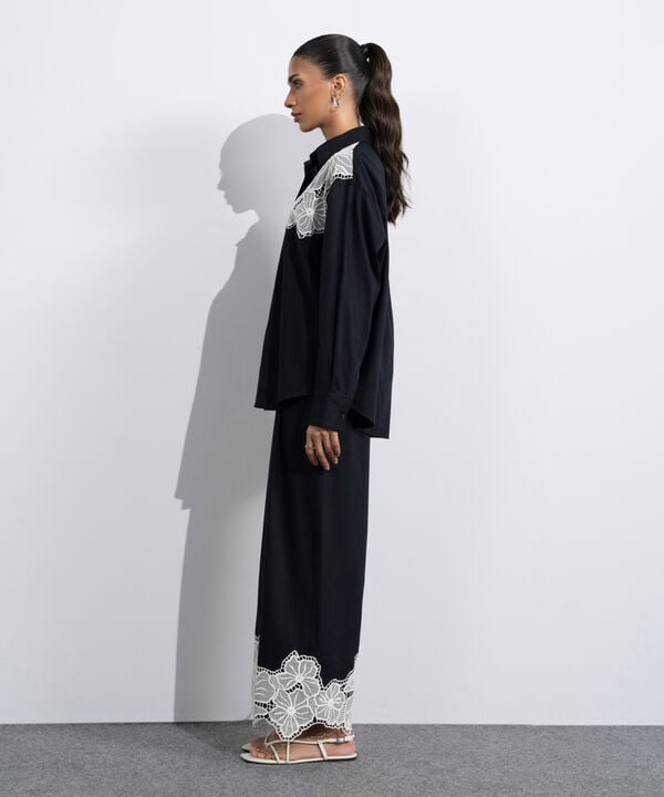 Relaxed Fit Embroidered Shirt