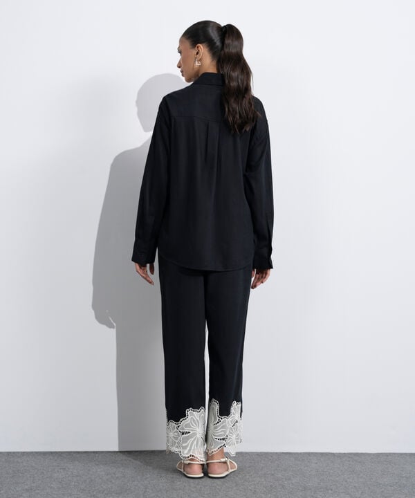 Relaxed Fit Embroidered Shirt