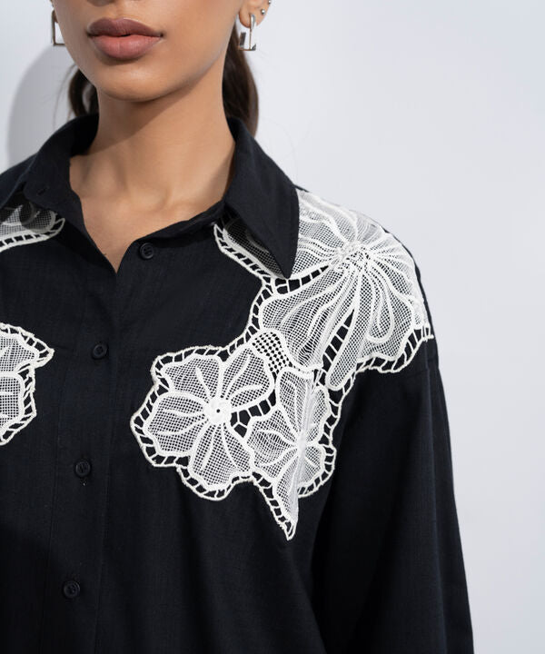 Relaxed Fit Embroidered Shirt