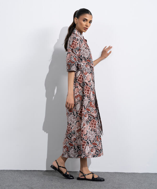 Floral Printed Maxi Dress