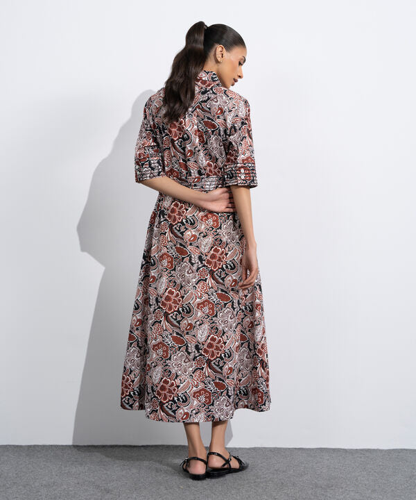 Floral Printed Maxi Dress