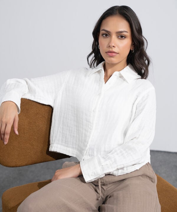 Cotton Muslin Shirt