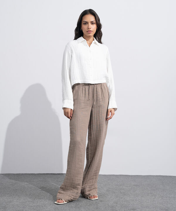 Cotton Muslin Shirt