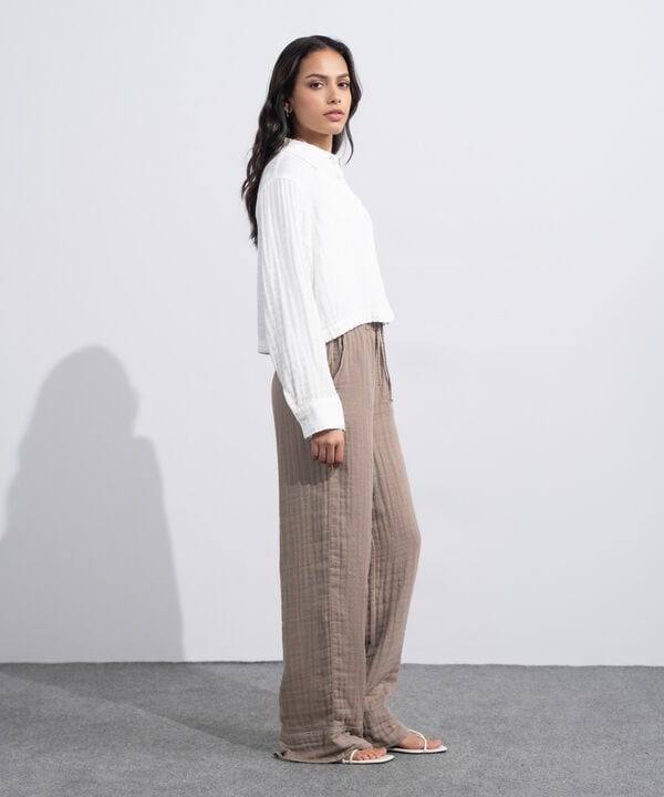 Cotton Muslin Shirt