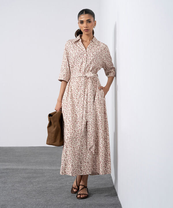 Floral Printed Maxi Dress