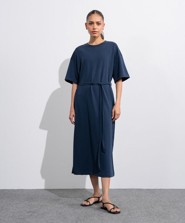 Softlux T-Shirt Dress With Belt