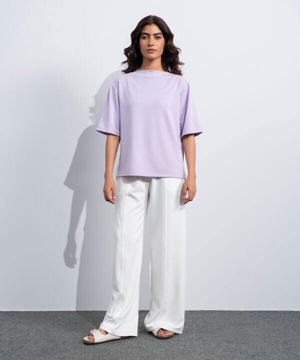 Softlux Slash Neck T-Shirt