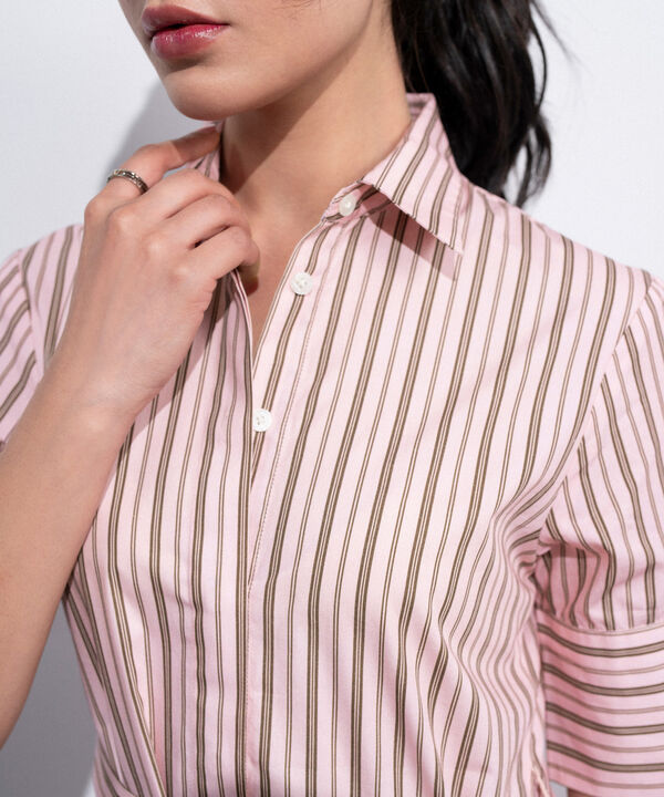 Poplin Dress With Belt