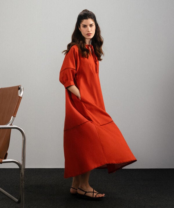 Voluminous Maxi Dress
