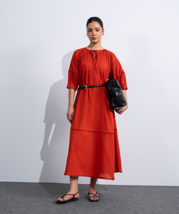 Voluminous Maxi Dress