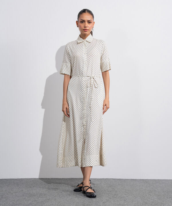 Polka Dots Flowy Dress