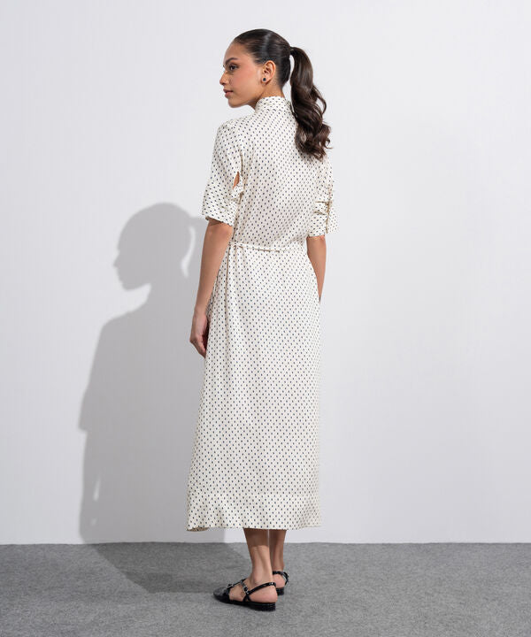 Polka Dots Flowy Dress