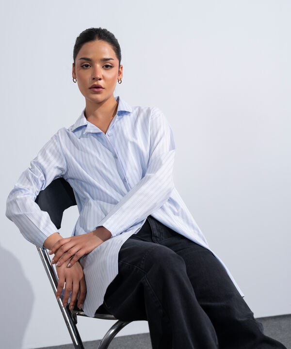 Long Button Through Shirt