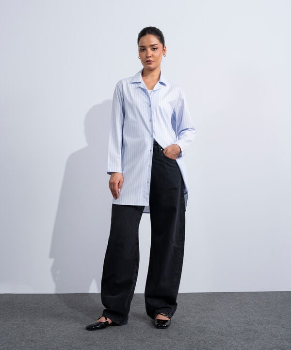 Long Button Through Shirt