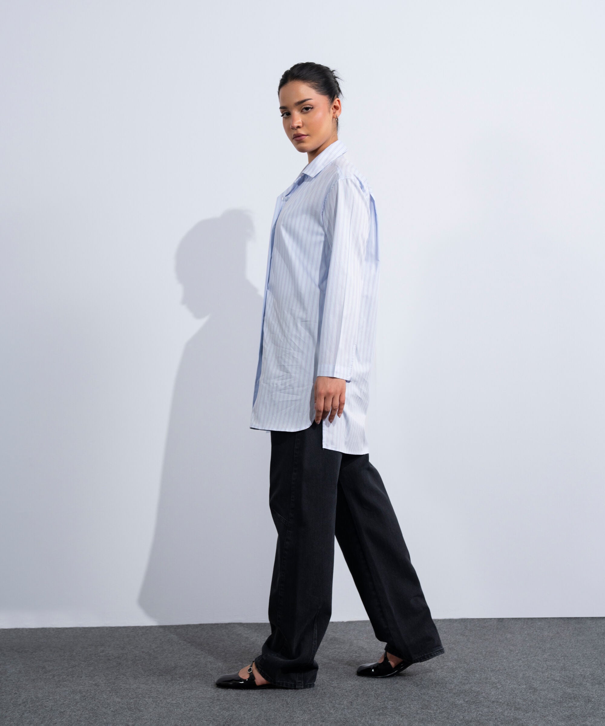 Long Button Through Shirt