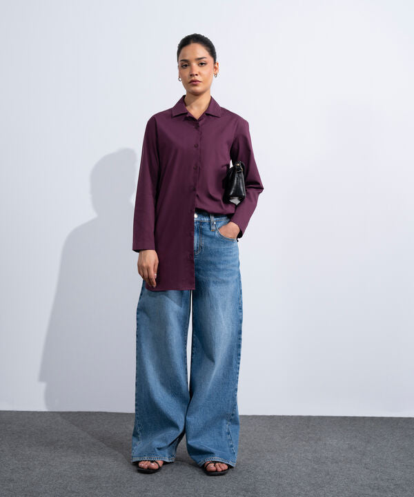 Long Button Through Shirt