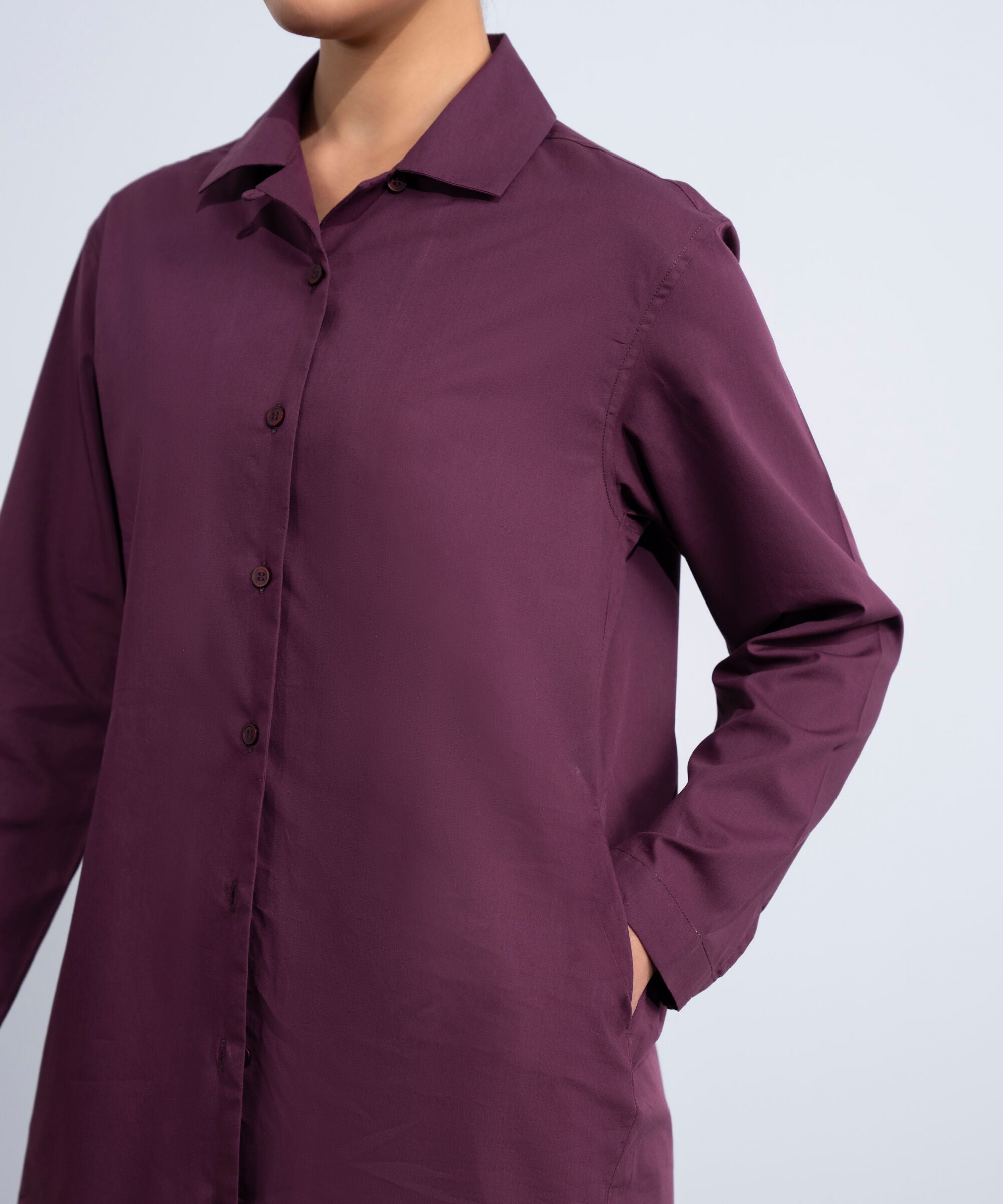 Long Button Through Shirt