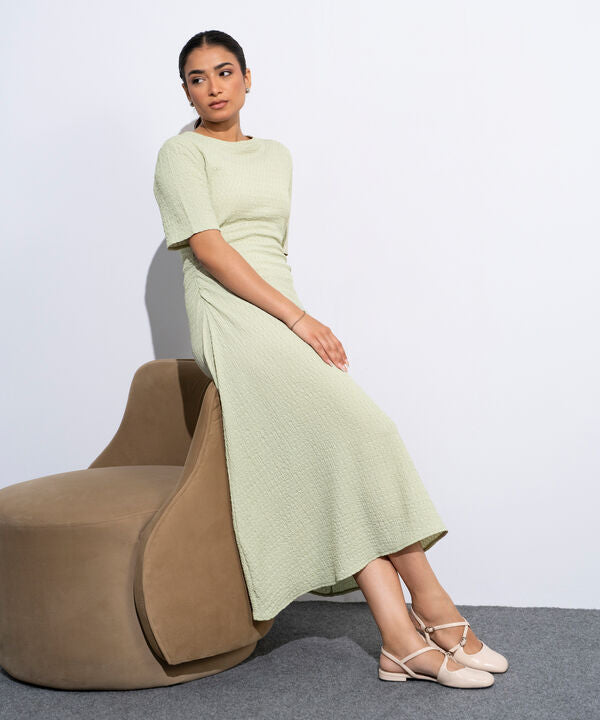 Cinched Waist  Dress