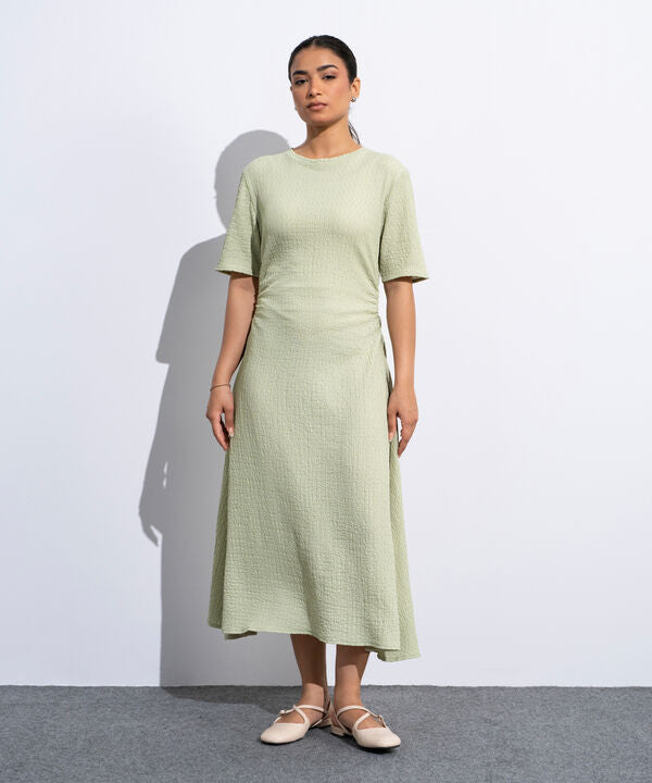 Cinched Waist  Dress