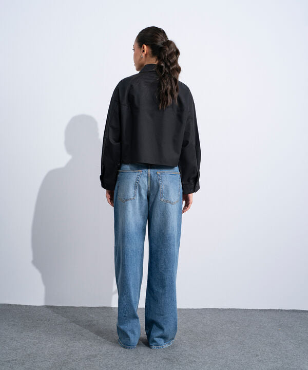 Cropped Oxford Shirt
