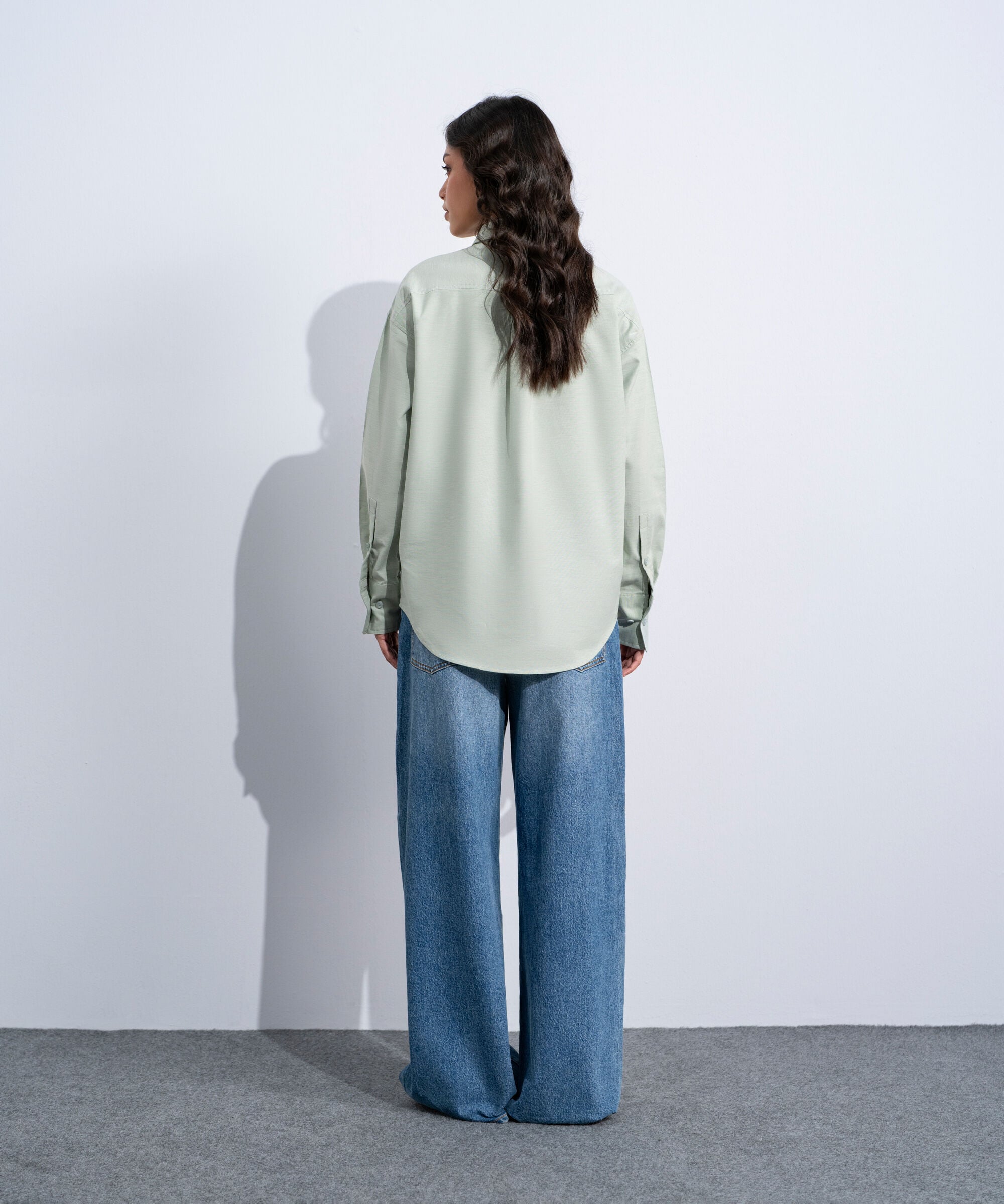 Button Through Oxford Shirt