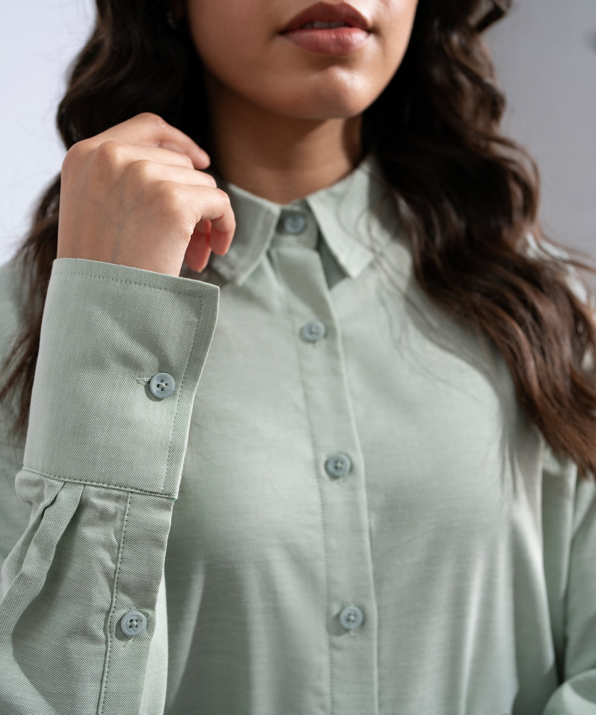Button Through Oxford Shirt